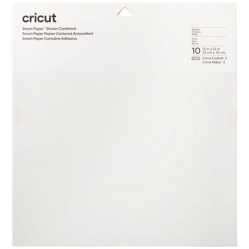 Cricut - Smart Paper - Papier Cartonné Autocollant- Lot De 10 Feuilles 1 Cricut - Smart Paper - Papier Cartonné Autocollant- Lot De 10 Feuilles