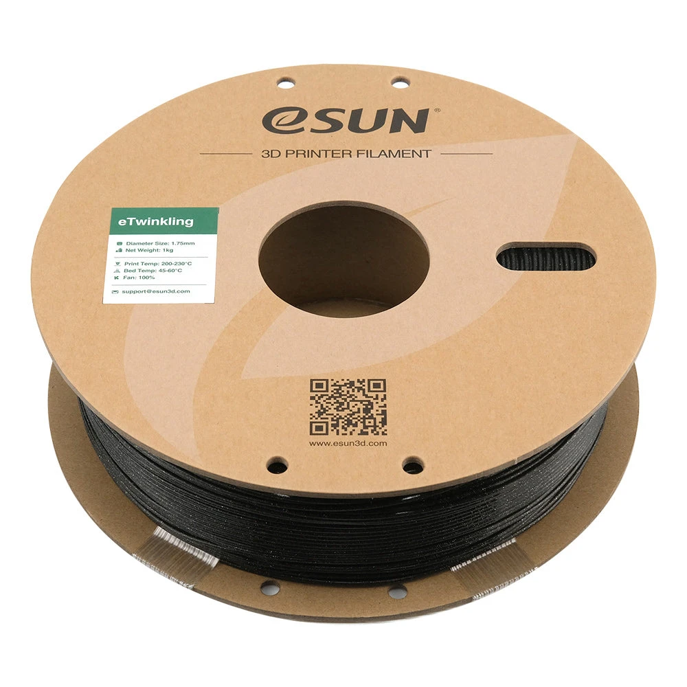 ESun - ETwinkling PLA - Noir (Black) - 1,75 Mm - 1 Kg 5 ESun - ETwinkling PLA - Noir (Black) - 1,75 Mm - 1 Kg – Image 5