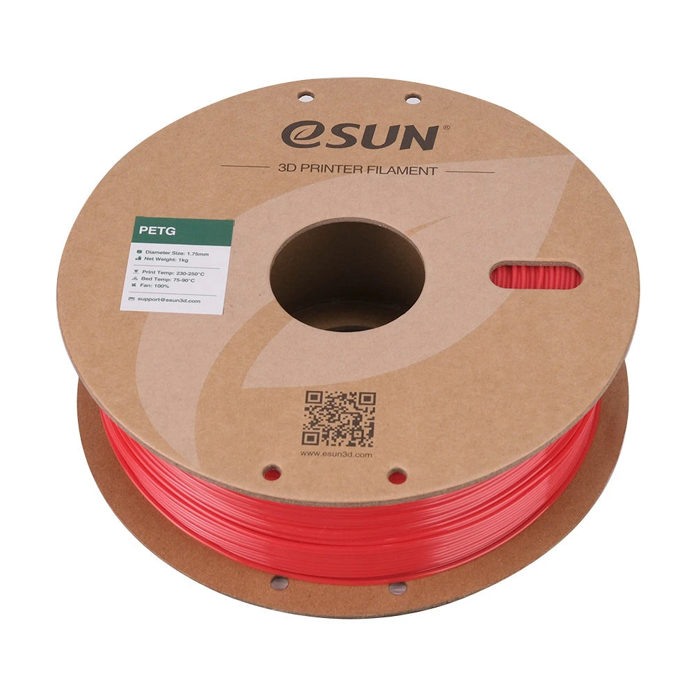 ESun - PETG - Rouge Massif (Solid Red) - 1,75 Mm - 1 Kg 3 ESun - PETG - Rouge Massif (Solid Red) - 1,75 Mm - 1 Kg – Image 3