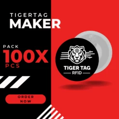 TigerTag Maker 100 Pcs ( Créez Vos Propres étiquettes RFID Pour L'impression 3D )