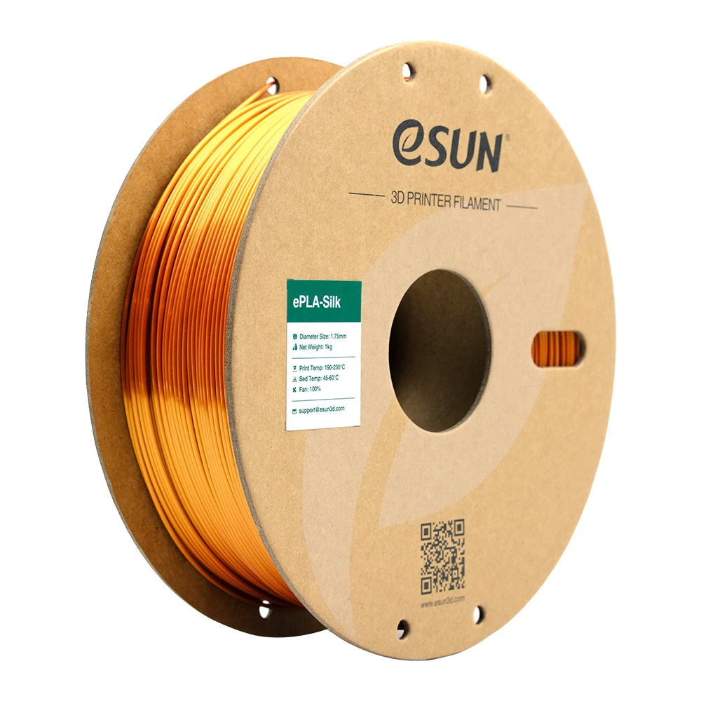 ESun - ESilk PLA - Cuivre (Copper) - 1,75 Mm - 1 Kg 1 ESun - ESilk PLA - Cuivre (Copper) - 1,75 Mm - 1 Kg
