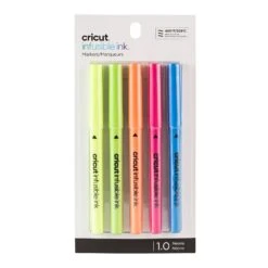 Cricut - Sublimation - 5 Stylos Infusible Ink - Néons - 1 Mm