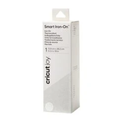 Cricut - Joy - Smart Iron-On Thermocollant (Flex) Blanc Pailleté (13.9x48.2cm)