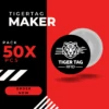 TigerTag Maker 50 Pcs ( Créez Vos Propres étiquettes RFID Pour L'impression 3D )