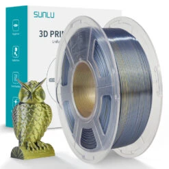 Sunlu - Silk PLA+ Dual - Noir/Or (Black Gold) - 1,75 Mm - 1 Kg