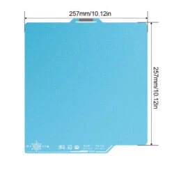 BIQU - Plateau D'impression CryoGrip Pro Pour X1/P1/A1 Bambu - Bleu D'hiver Texturé (Frostbite Coarse Textures) - 257 X 257 Mm -3D Prima Boutique 3010200040 CryoGrip Pro 1000 7