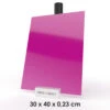 MissKraft - Plexiglass PMMA Acrylique - Fuchsia - 30 X 40 Cm - Ép. 2,3 Mm