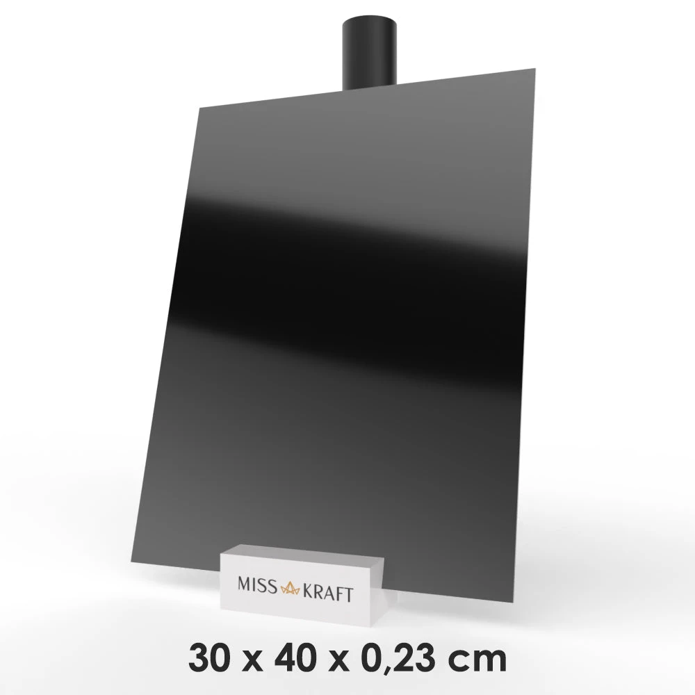 MissKraft - Plexiglass PMMA Acrylique - Noir - 30 X 40 Cm - Ép. 2,3 Mm 1 MissKraft - Plexiglass PMMA Acrylique - Noir - 30 X 40 Cm - Ép. 2,3 Mm