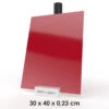 MissKraft - Plexiglass PMMA Acrylique - Rouge Écarlate - 30 X 40 Cm - Ép. 2,3 Mm