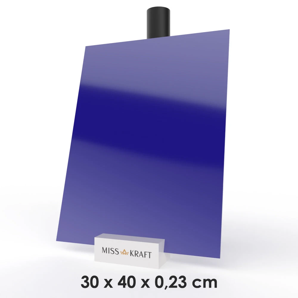 MissKraft - Plexiglass PMMA Acrylique - Bleu Klein - 30 X 40 Cm - Ép. 2,3 Mm 1 MissKraft - Plexiglass PMMA Acrylique - Bleu Klein - 30 X 40 Cm - Ép. 2,3 Mm