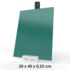 MissKraft - Plexiglass PMMA Acrylique - Vert Canard - 30 X 40 Cm - Ép. 2,3 Mm