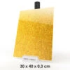 MissKraft - Plexiglass PMMA Acrylique - Or Pur Pailleté - 30 X 40 Cm - Ép. 3 Mm