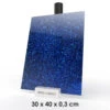 MissKraft - Plexiglass PMMA Acrylique - Bleu Pailleté - 30 X 40 Cm - Ép. 3 Mm