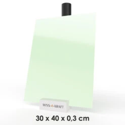 MissKraft - Plexiglass PMMA Acrylique - Menthe Glacée Pastel - 30 X 40 Cm - Ép. 3 Mm