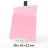 MissKraft - Plexiglass PMMA Acrylique - Rose Pastel - 30 X 40 Cm - Ép. 3 Mm