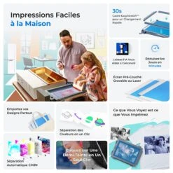 XTool - Screen Printer 1.5 - Kit Standard Pour Les Série S1/D1/P2/F1/F1 -3D Prima Boutique 38 1