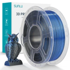 Sunlu - Silk PLA+ Dual - Noir/Bleu (Black Blue) -1,75 Mm - 1 Kg