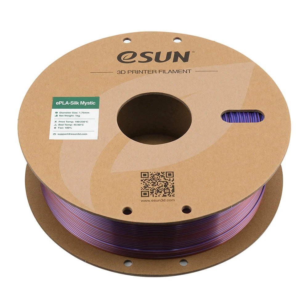 ESun - ESilk-PLA Mystic - Cuivre/Violet/Vert (Copper Purple Green) 1,75 Mm - 1 Kg 4 ESun - ESilk-PLA Mystic - Cuivre/Violet/Vert (Copper Purple Green) 1,75 Mm - 1 Kg – Image 4
