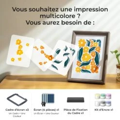 XTool - Screen Printer 1.5 - Kit Standard Pour Les Série S1/D1/P2/F1/F1 -3D Prima Boutique 41 1