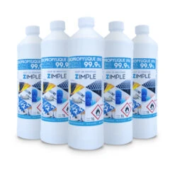 Zimple3D - 5 L Isopropanol 99,9% En Bouteilles De 1 Litre