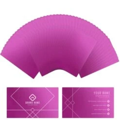 XTool - 60 Cartes De Visite En Métal - Violet - 53 X 85 Mm