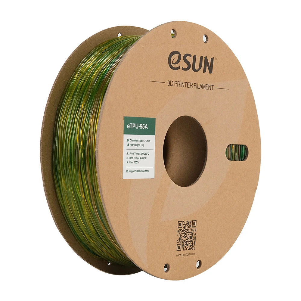 ESun - ETPU-95A - Arc-en-ciel (Rainbow) - 1,75 Mm - 1 Kg 1 ESun - ETPU-95A - Arc-en-ciel (Rainbow) - 1,75 Mm - 1 Kg