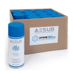 AESUB - Pack De 12 Spray Matifiant 400 Ml - Bleu