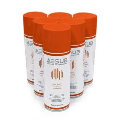 AESUB - Pack De 6 Spray Matifiant 400 Ml - Orange