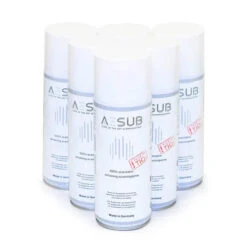 AESUB - Pack De 6 Spray Matifiant 400 Ml - Blanc