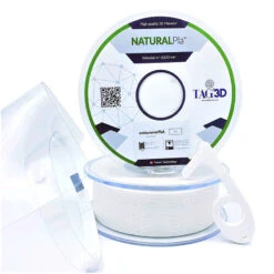 Tag3D - Antibacterial PLA - Blanc (White) - 1.75mm - 1 Kg -3D Prima Boutique AntibacterialNaturalPla