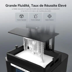 Anycubic - ABS-Like Resin Pro 2 - Blanc (White) - 1 Kg -3D Prima Boutique Anycubic ABS Like Resin Pro 2 Blanc 4