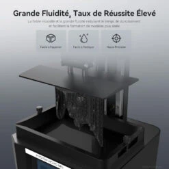 Anycubic - ABS-Like Resin Pro 2 - Noir (Black) - 1 Kg -3D Prima Boutique Anycubic ABS Like Resin Pro 2 Noir 4