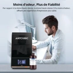 Anycubic - High Speed Resin - Gris (Grey) - 1 Kg -3D Prima Boutique Anycubic High Speed Resin Gris 7