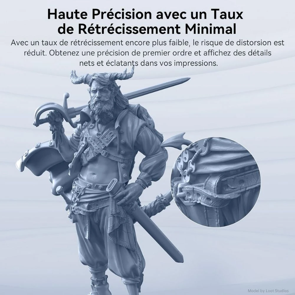 Anycubic - Standard Resin V2 - Gris (Grey) - 1 Kg 5 Anycubic - Standard Resin V2 - Gris (Grey) - 1 Kg – Image 5