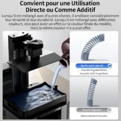 Anycubic - Tough Resin Ultra - Gris (Grey) - 1 Kg -3D Prima Boutique Anycubic Tough Resin Ultra Gris 4