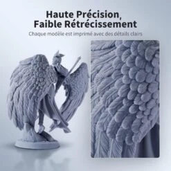 Anycubic - Water Washable Resin + - Gris (Grey) - 1 Kg -3D Prima Boutique Anycubic Water Washable Resin Gris 3