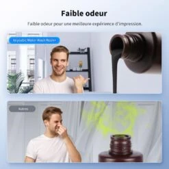 Anycubic - Water Washable Resin + - Noir (Black) - 1 Kg -3D Prima Boutique Anycubic Water Washable Resin Noir 5