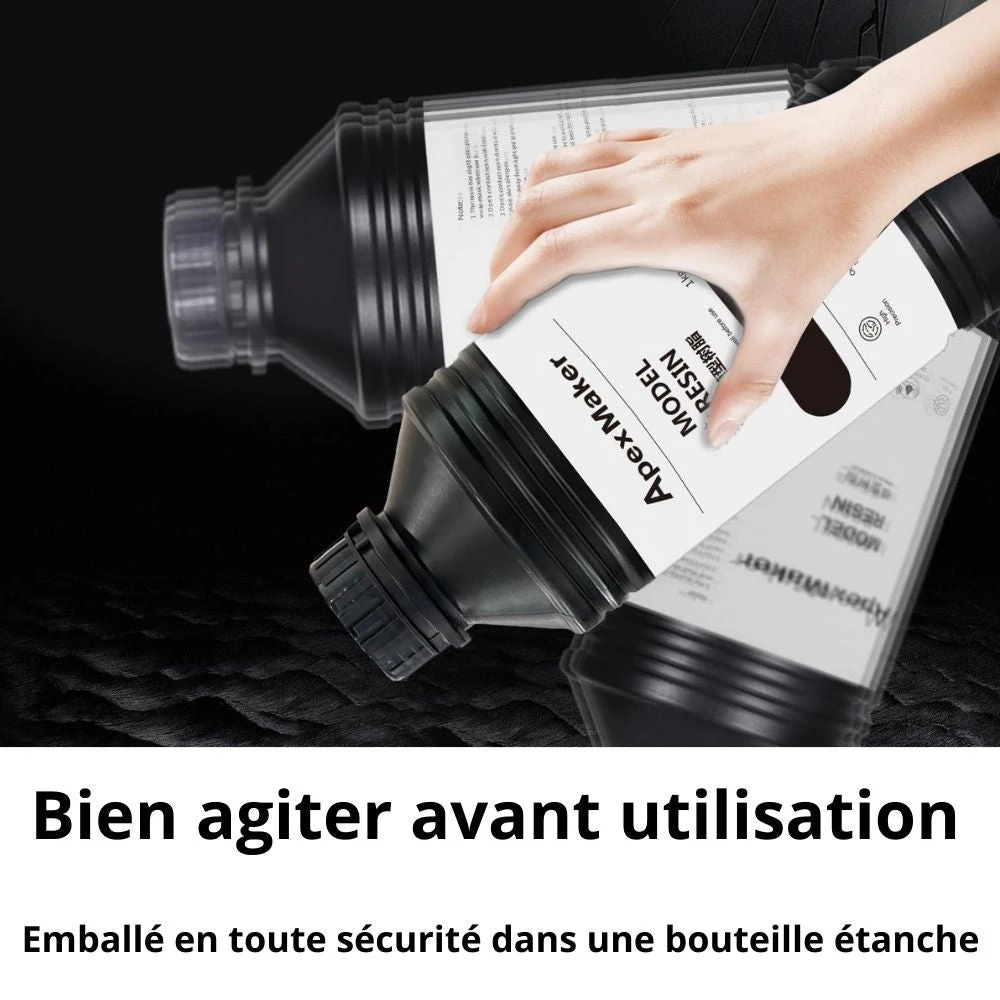 ApexMaker - Résine Standard (Model Resin) - Noir (Black) - 1 Kg 3 ApexMaker - Résine Standard (Model Resin) - Noir (Black) - 1 Kg – Image 3