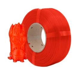 AzureFilm - PLA - Rouge Transparent (Red Transparent) - 1,75 Mm - 1 Kg Refill