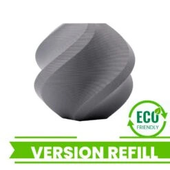 Bambu Lab - PLA Matte - Gris Cendré (Ash Gray) - 1,75 Mm - 1 Kg Refill