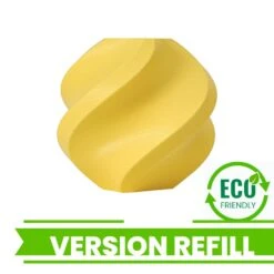 Bambu Lab - PLA Matte - Jaune Citron (Lemon Yellow) - 1,75 Mm - 1 Kg Refill