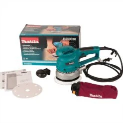 Makita BO6030 2.7 Amp 6-Inch Random Orbit Variable Speed Sander With Dust Bag -3D Prima Boutique BO6030 4