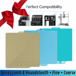 Biqu - Mega Pack Panda BuildPlate CryoGrip Pro (Fine & Coarse Texture) + Honeycomb & Houndstooth - Bambu Lab X1/P1/A1