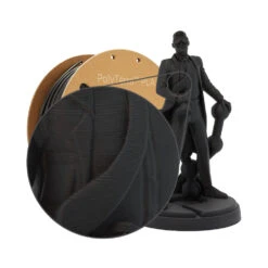 Polymaker - PolyTerra PLA - Noir Charbon (Charcoal Black) - 1,75 Mm - 1 Kg -3D Prima Boutique Charcoal Black e7ac300b 23d3 435f 910a 62501065feeb