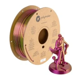 Polymaker - PolyLite Dual Silk PLA - Aubergine (Eggplant) - 1,75 Mm - 1 Kg