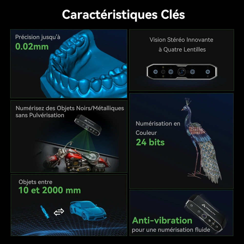 Creality - CR-Scan Otter - Scanner Innovant En Stéréovision 4 Creality - CR-Scan Otter - Scanner Innovant En Stéréovision – Image 4