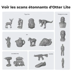 Creality - CR-Scan Otter Lite Avec Poignée Lite Bridge - Véritablement Sans Fil, Véritablement Illimité -3D Prima Boutique Creality CR Scan Otter Lite 13