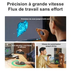 Creality - CR-Scan Otter Lite Avec Poignée Lite Bridge - Véritablement Sans Fil, Véritablement Illimité -3D Prima Boutique Creality CR Scan Otter Lite 7