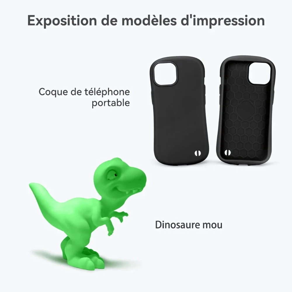 Creality - CR-TPU - Noir (Black) - 1,75 Mm - 1 Kg 7 Creality - CR-TPU - Noir (Black) - 1,75 Mm - 1 Kg – Image 7