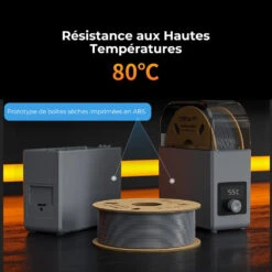 Creality - Hyper ABS - Noir (Black) - 1,75 Mm - 1 Kg 13 Creality - Hyper ABS - Noir (Black) - 1,75 Mm - 1 Kg -3D Prima Boutique Creality Hyper ABS 4 2